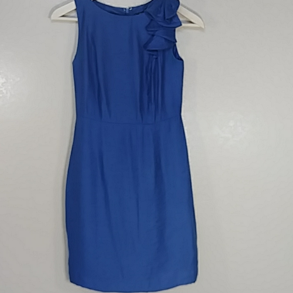 Ann Taylor sleeveless  Periwinkle blue dress size 00P